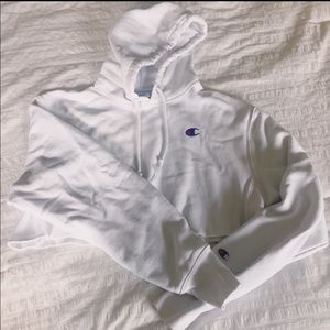 cropped Champion hoodie
